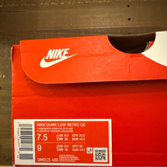 Nike Dunk Low Retro QS 7.5M/9M - Picture 8 of 8